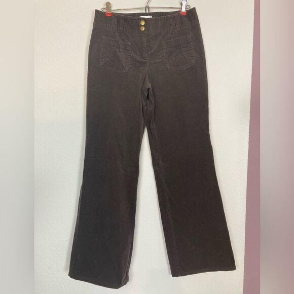 Loft wide leg retro corduroy jeans w/cool front pockets & snap fly❤️🌹 - Picture 1 of 11